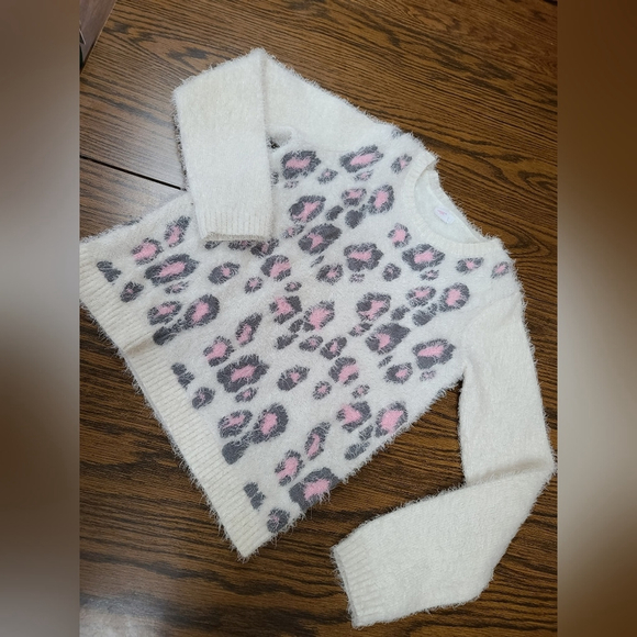 Circle SO Girls XL Leopard Sweater & Jeggings - Picture 6 of 9